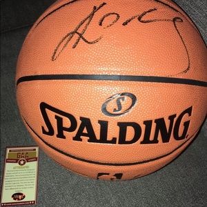 Kobe Bryant signed basketball with COA